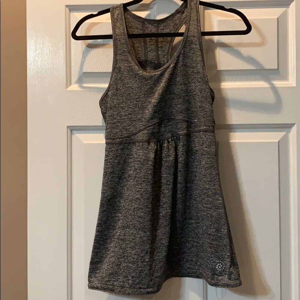 Heather grey workout tank